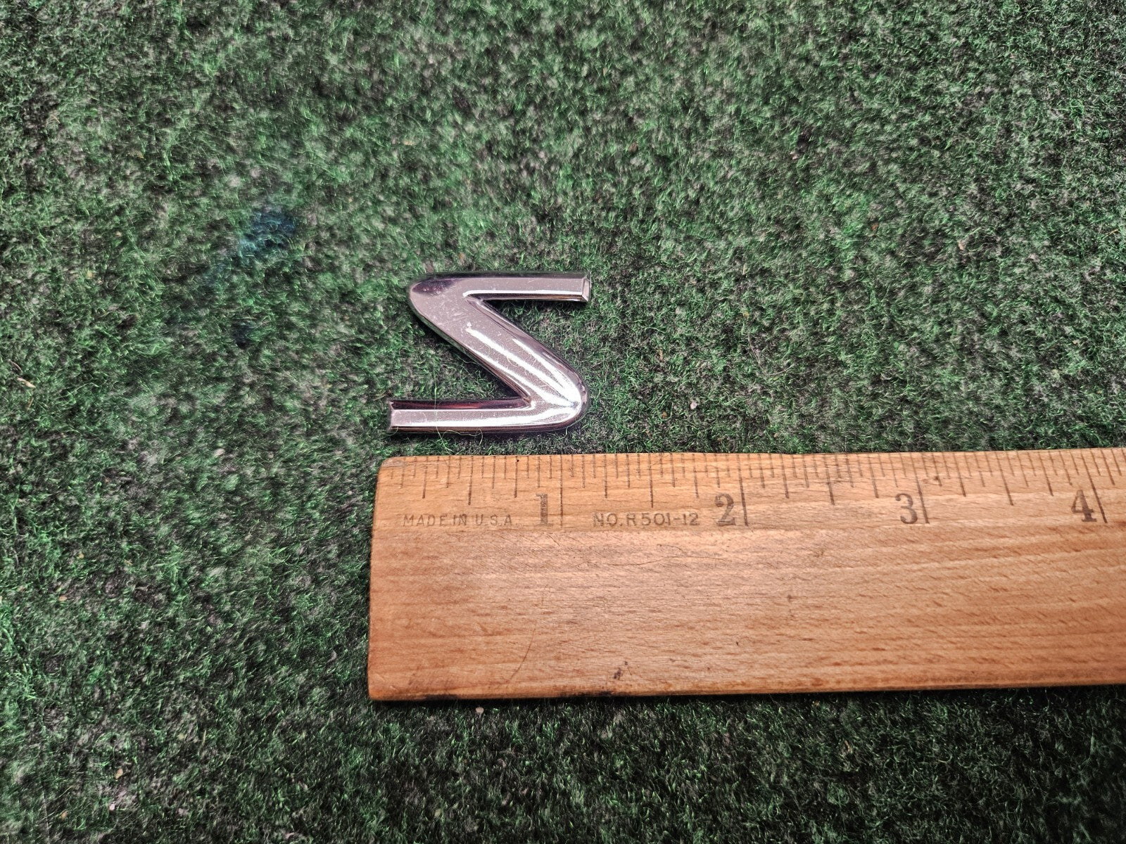 OEM "S" Chrome Individual Letter NISSAN Emblem Badge Logo Nameplate 5M9