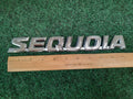 Toyota Sequoia Rear Lid Chrome Emblem Name Plate Logo Badge Sign OEM 2S6
