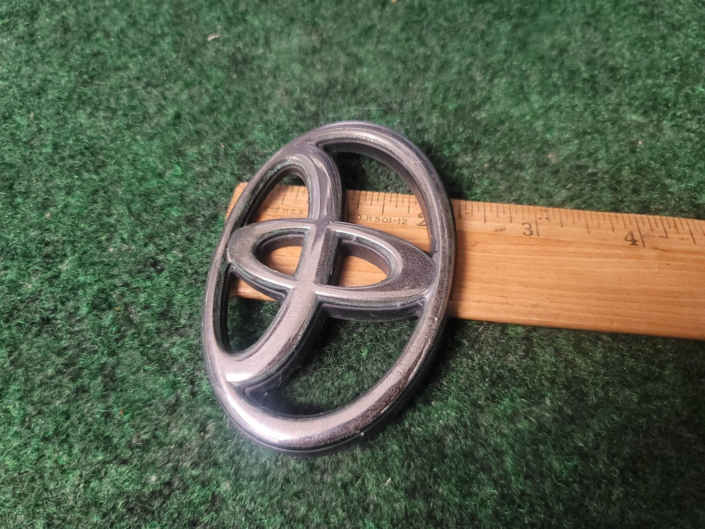 Toyota Chrome Emblem Logo Symbol Unknown Model ~3.25" 3S9