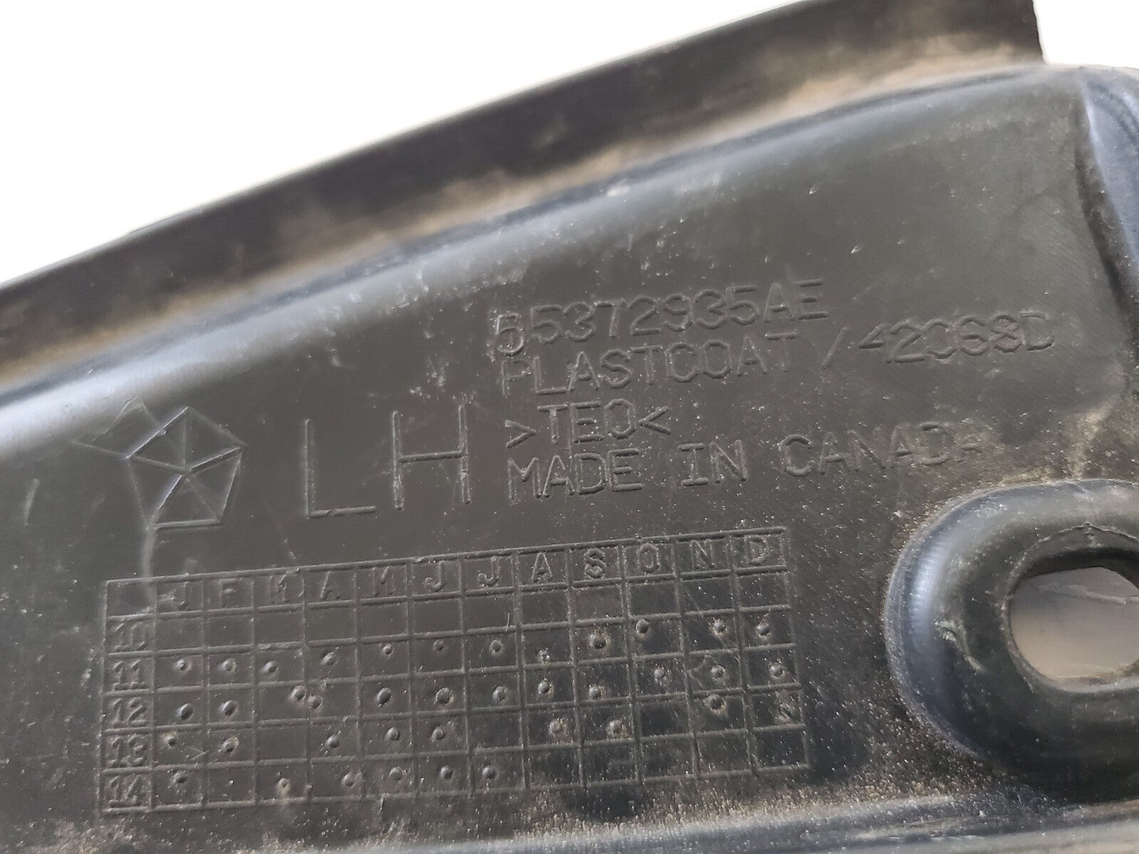 2009-2024 DODGE RAM 3500 LEFT LH BOX SIDE SPAT OEM 55372935AE 5L9