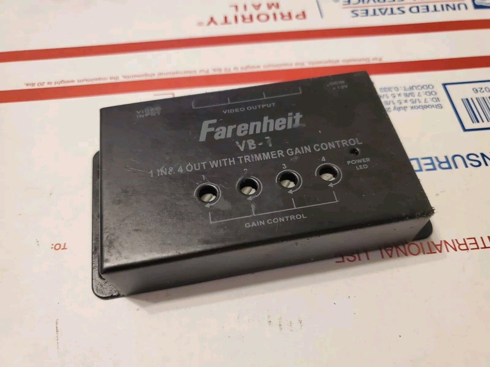 Video Amplifier, Black, Farenheit VB-1, Multi Video Amplifier 3L7