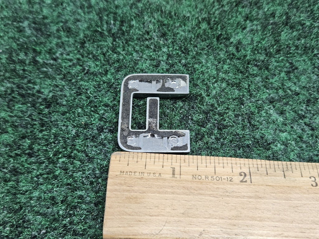 OEM "A" Chrome Individual Letter Lettering Emblem Badge Logo Nameplate 7S9