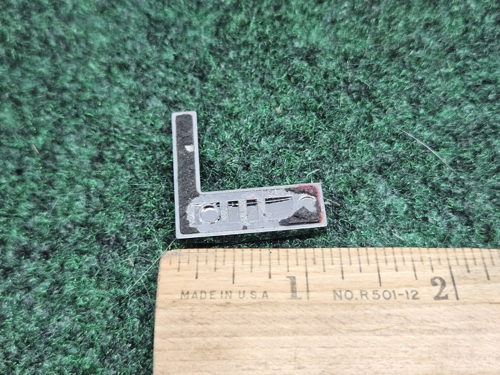 OEM "L" Chrome Individual Letter Lettering Emblem Badge Logo Nameplate 7S7