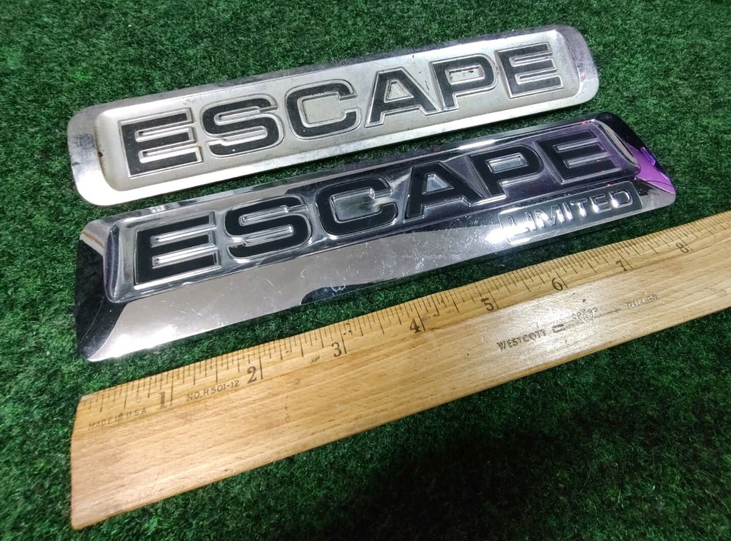 08 09 10 11 12 FORD ESCAPE LIMITED REAR GATE CHROME EMBLEM LOGO BADGE OEM 6S7