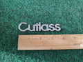 Oldsmobile Cutlass Emblem Nameplate Chrome Metal OEM 1S1