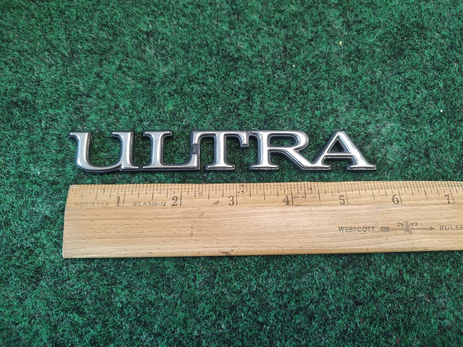 1991-2003 Buick Park Avenue Ultra Emblem Badge Nameplate Logo Script Vintage 3S9