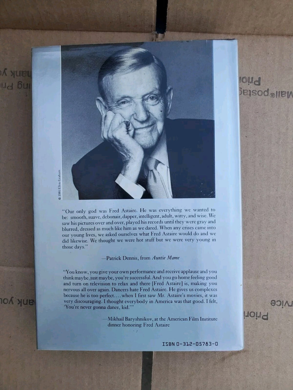 ASTAIRE, THE MAN, THE DANCER, BIOGRAPHY,1ST, 1984 Hardcover B2