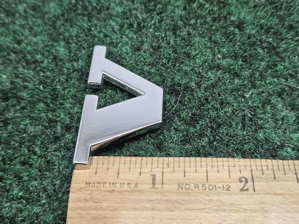 OEM "V" Chrome Individual Letter Lettering Emblem Badge Logo Volvo Nameplate 7S7