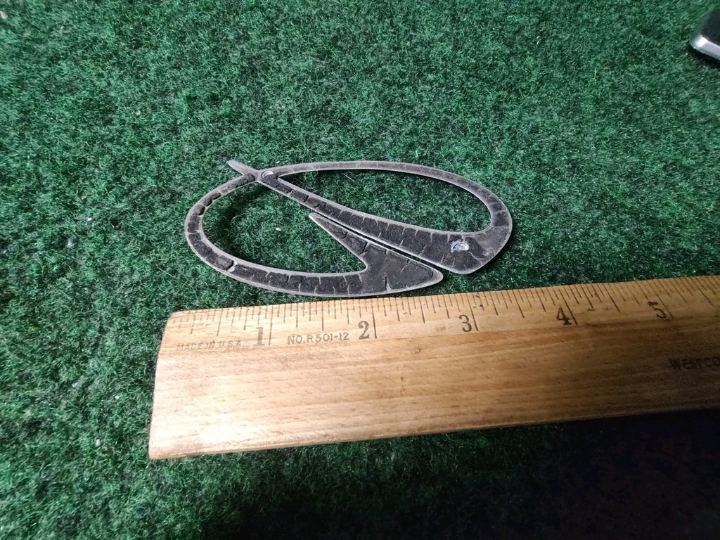 Vintage OLDSMOBILE Chrome EMBLEM SYMBOL BADGE OEM Nameplate Logo 3.5" 1S6