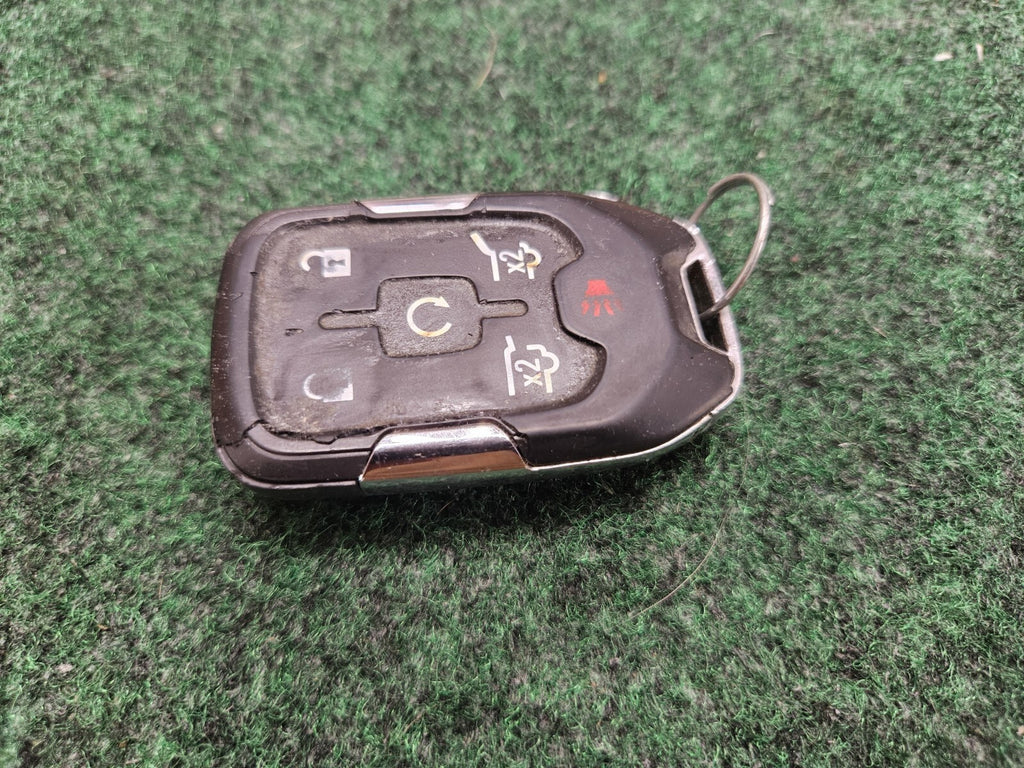 OEM GMC HYQ1AA Key Fob with 6 Buttons KeyFob Keless Entry Used Key Is Cut 7S5