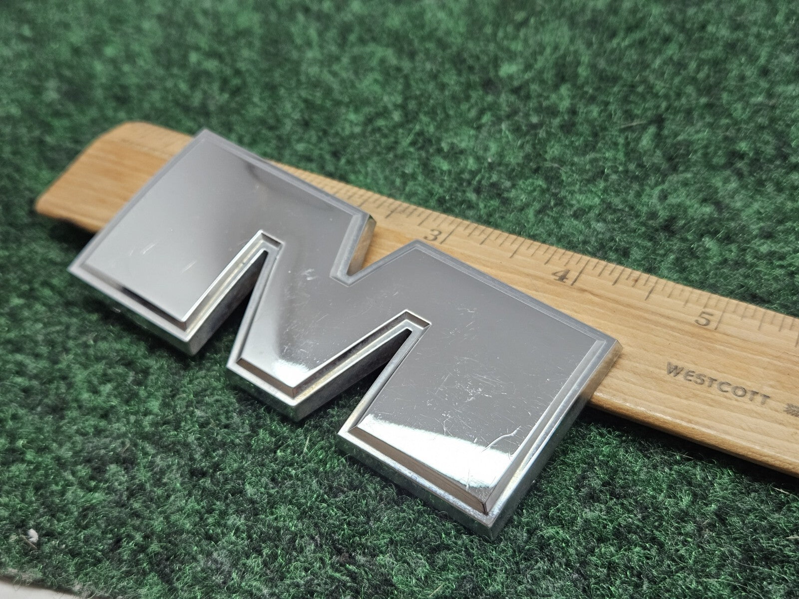 Dodge OEM 2009-2018 Ram "M" Door Letter Emblem Badge Logo Nameplate 3D 7S9