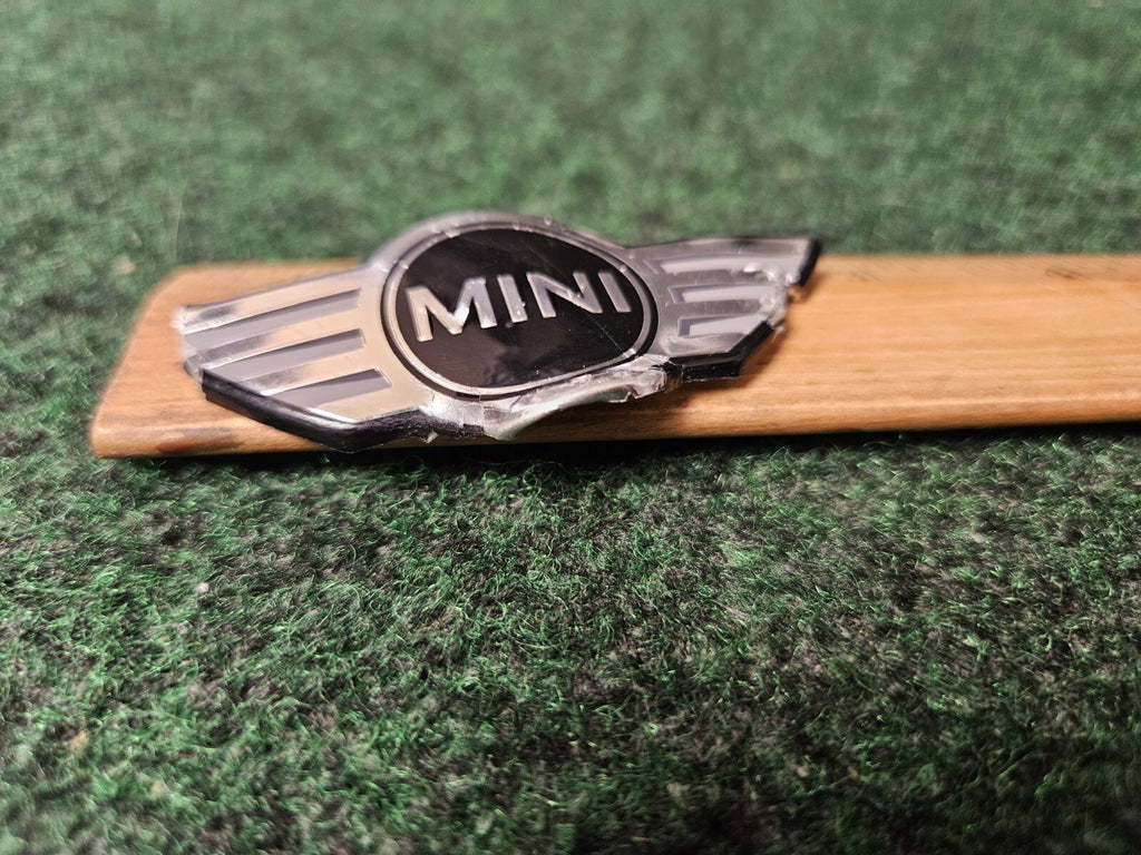 Mini Cooper STEERING WHEEL Emblem RING Used Damage 3M4