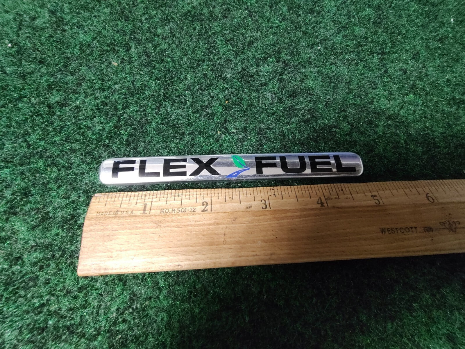 Ford OEM 2012-2016 Focus Flex Fuel Rear Trunk Emblem Badge Logo BE53-43156 6S5
