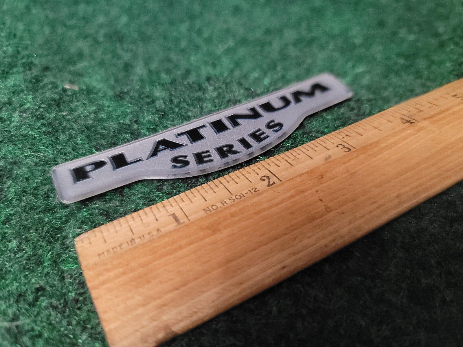 PLATINUM SERIES OEM EMBLEM Name Plate Decal Nameplate Badge Logo 5S2