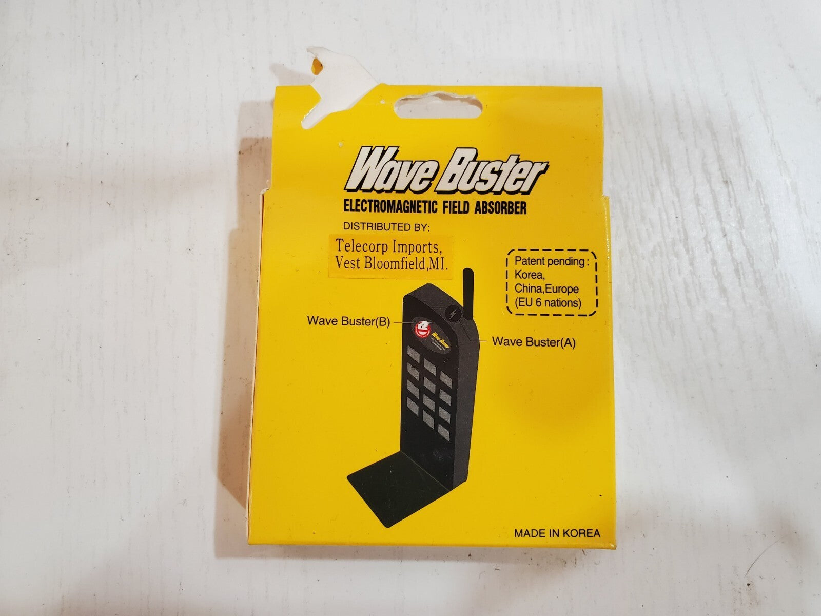 (4) New Wave Buster Electromagnetic Wave Absorber for Cell Phone PC Cordless 6L4