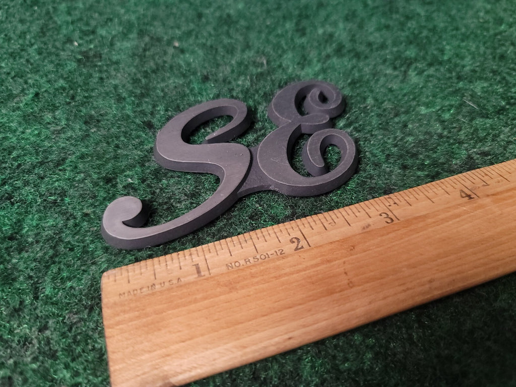 Vintage "SE" Script Emblem Badge Nameplate Name Plate Badge Logo 5S5