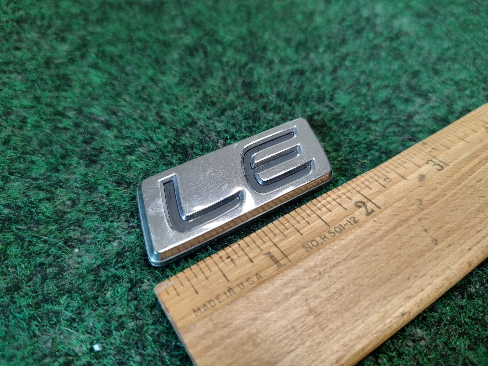 Toyota Camry Corolla Name Plate Badge Logo Emblem LE Lettering 4S1
