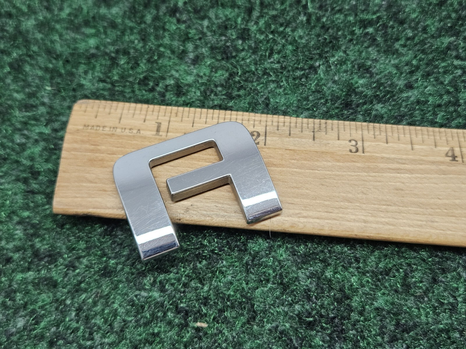 OEM "A" Chrome Individual Letter Lettering Emblem Badge Logo Nameplate A 2S2
