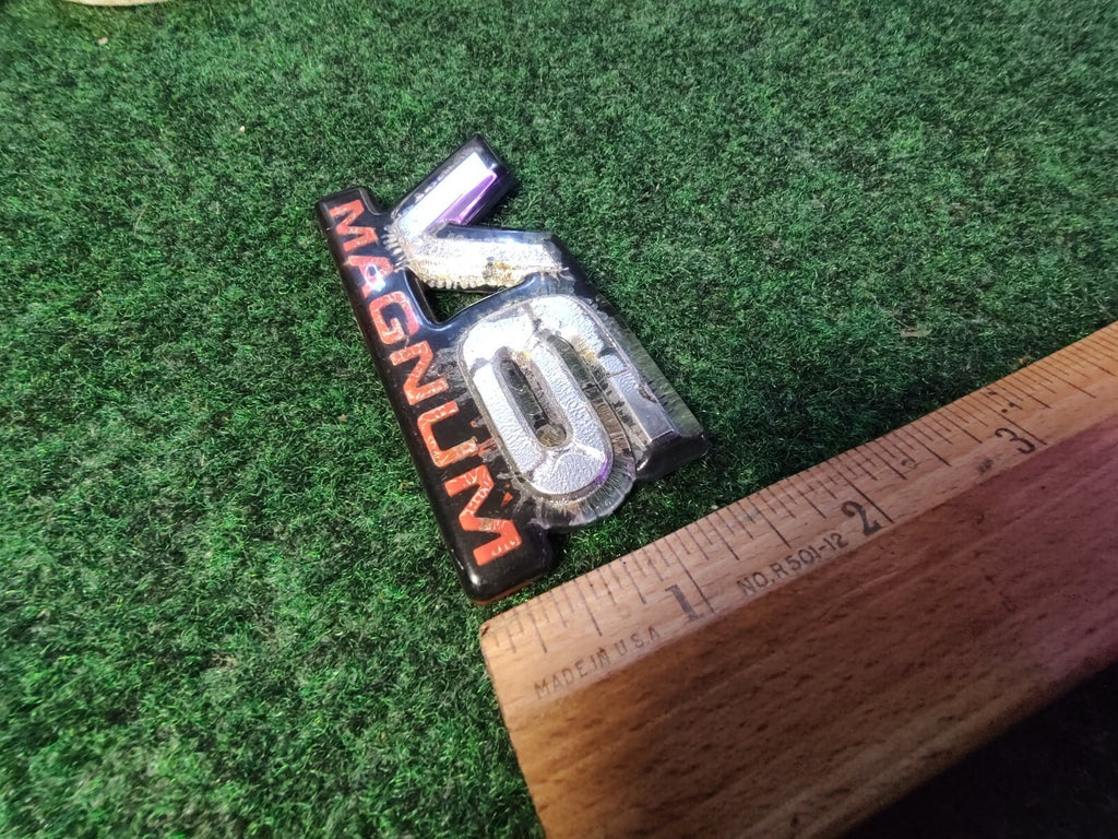 Dodge V6 Magnum Badge Emblem Name Plate Logo OEM 6S4