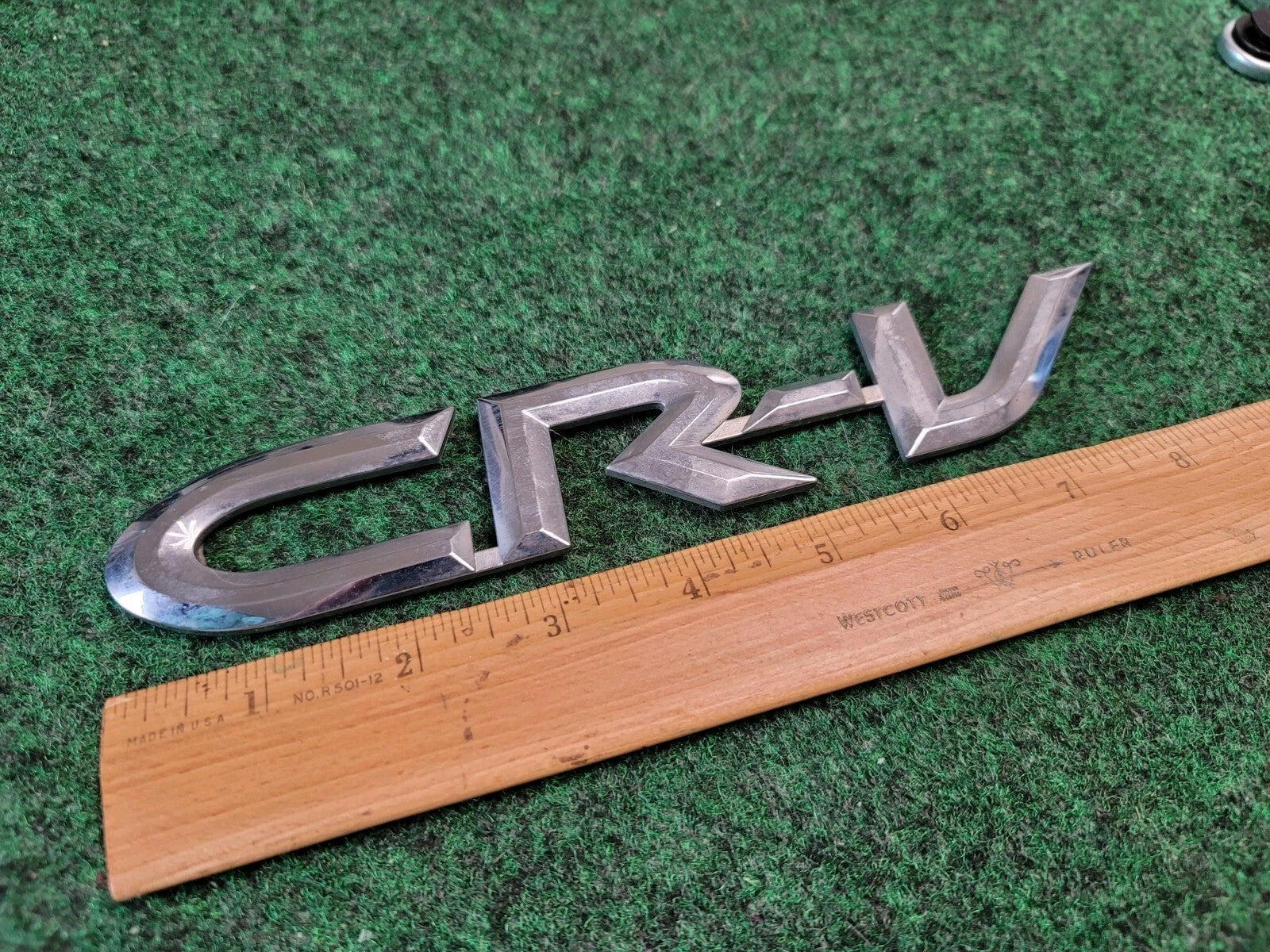 2002-2006 Honda CR-V CRV Emblem Logo Letters Badge Trunk Gate Rear Chrome 2M4