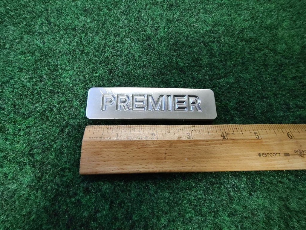 Mercury Premier Plastic 3.75 Emblem Badge Logo Nameplate Name Plate OEM 5S6
