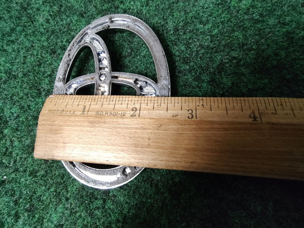 Toyota Chrome Emblem Logo Symbol Name Plate Unknown Model About 4" 7L8