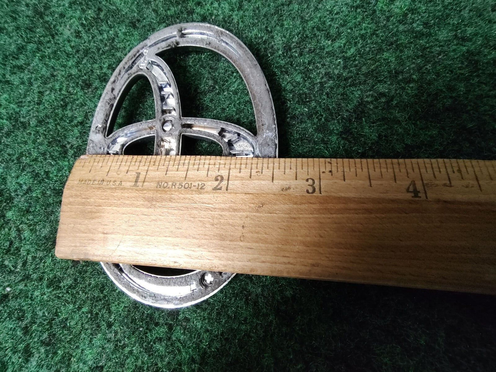 Toyota Chrome Emblem Logo Symbol Name Plate Unknown Model About 4" 7L8