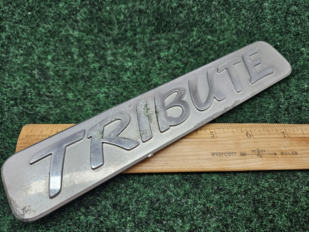 2008 Mazda Tribute Front Side Fender Door Emblem Nameplate ZZC052771 OEM GL1