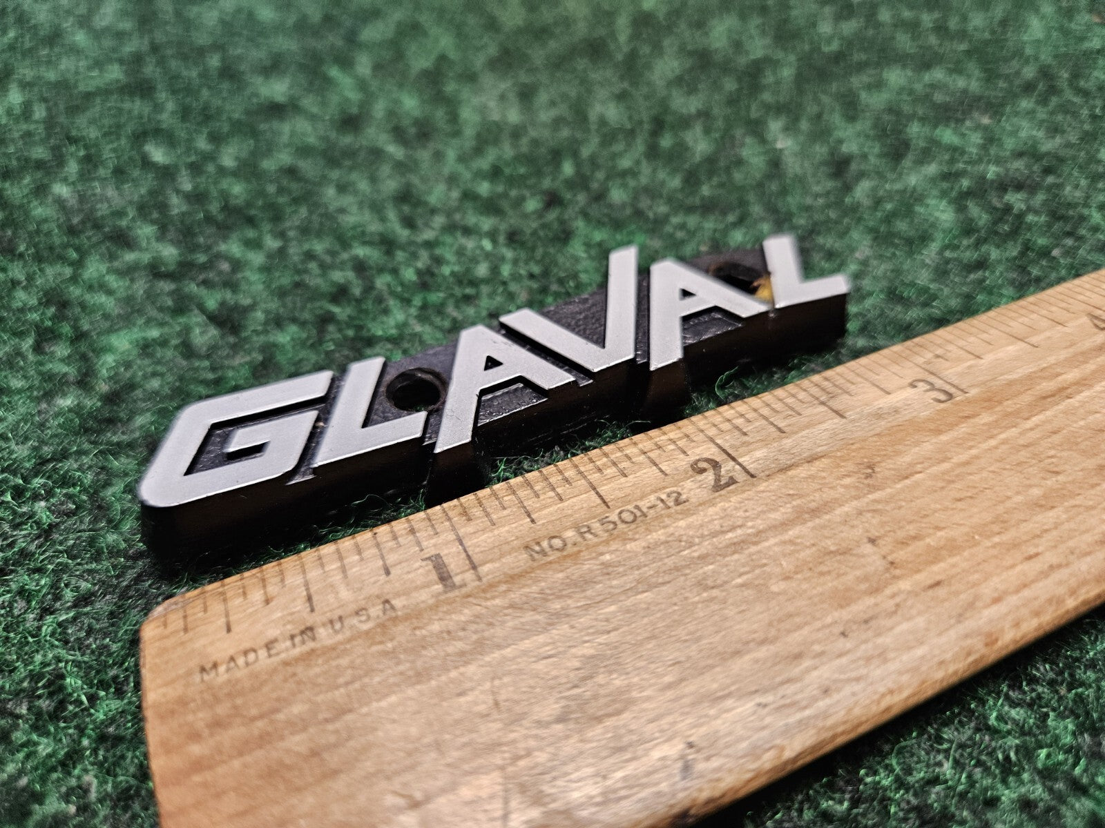 Glaval Armrest Emblem Name Plate Badge Logo OEM Genuine 5M8