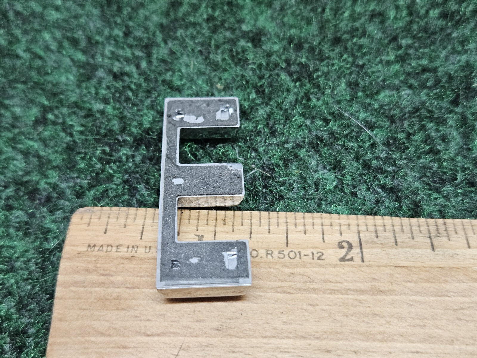 OEM "M" 3D Chrome Individual Letter Emblem Badge Logo Nameplate 7S7