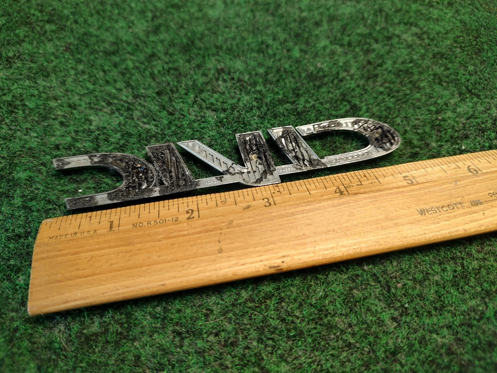 Honda OEM Civic Chrome Plastic 5.25" Emblem Badge Logo Nameplate Name Plate 4S8