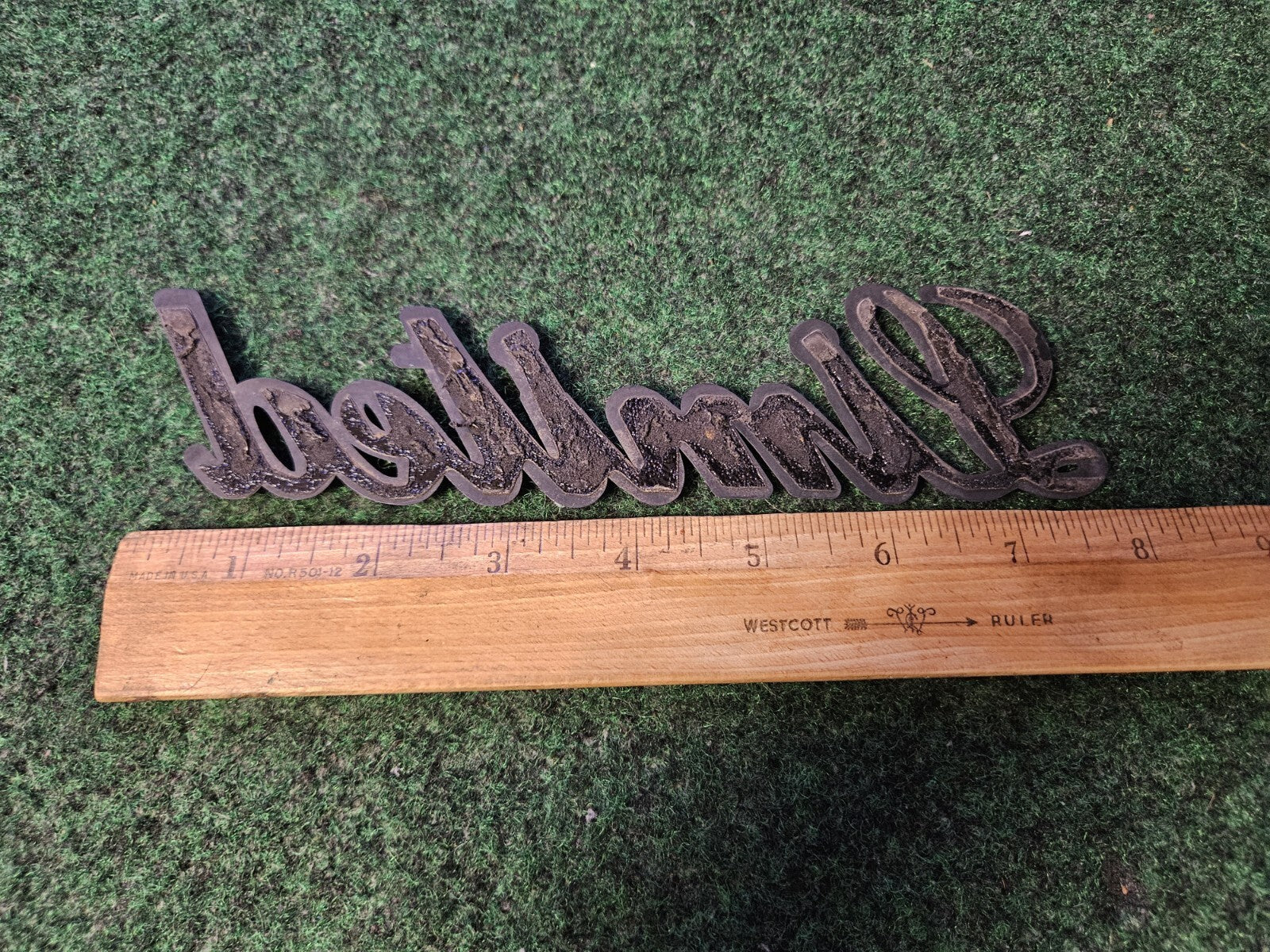 Vintage "LIMITED" Emblem Badge Nameplate Name Plate Badge Logo 5M2
