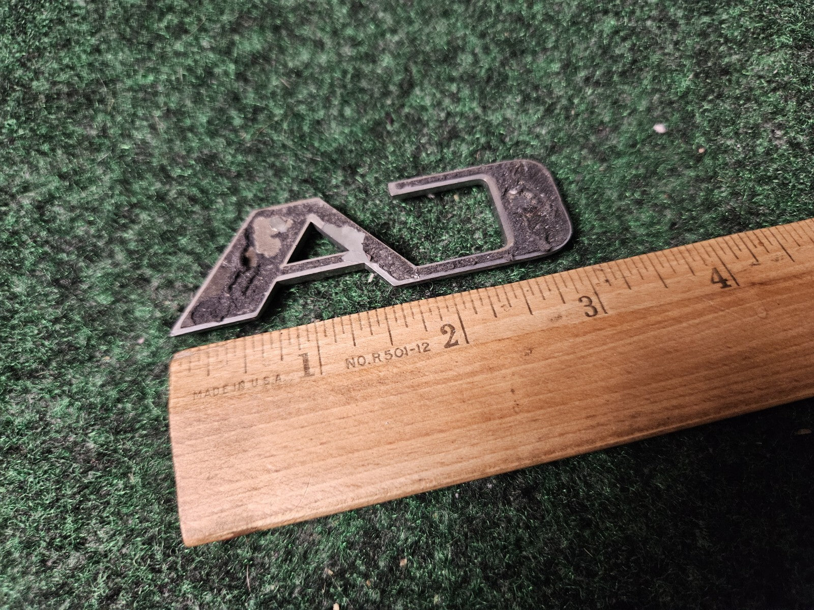 2002-2014 CADILLAC ESCALADE " CA " EMBLEM LOGO BADGE SIGN SYMBOL LETTERS OEM 3M3