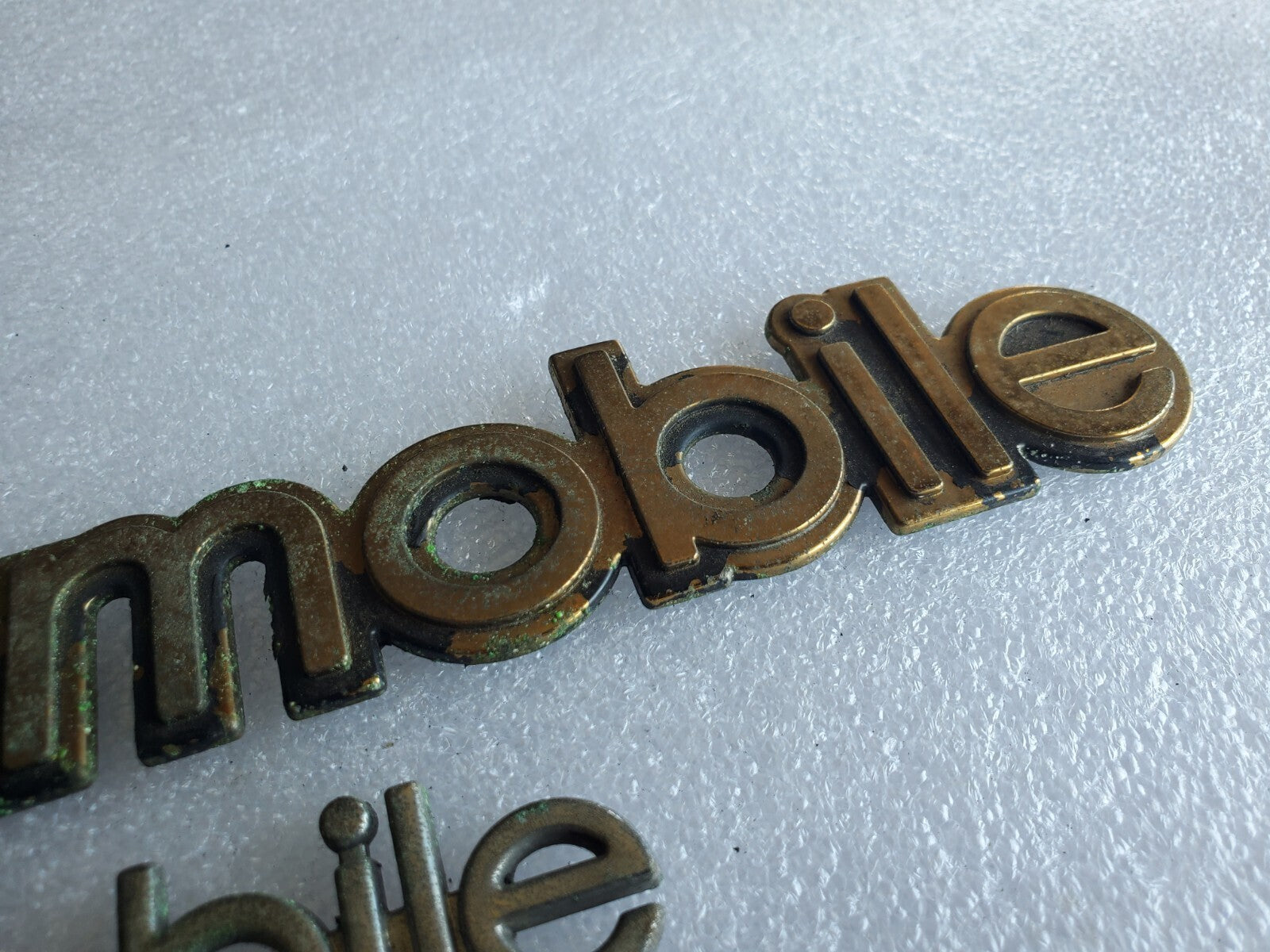 (3) Oldsmobile OEM Chrome Emblem Badge Logo Nameplate Name Plate VNTG