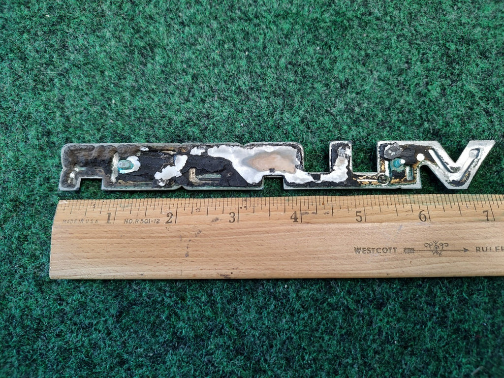 Mercury OEM Villager Chrome & Black 7.125" Emblem Badge Logo Nameplate Name 2M9