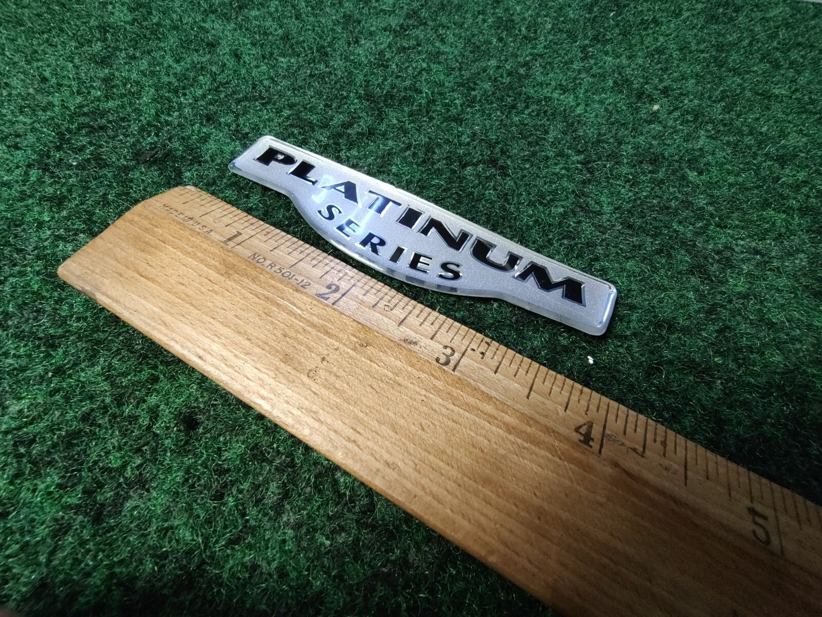 PLATINUM SERIES OEM EMBLEM Name Plate Decal Nameplate Badge Logo 3S1