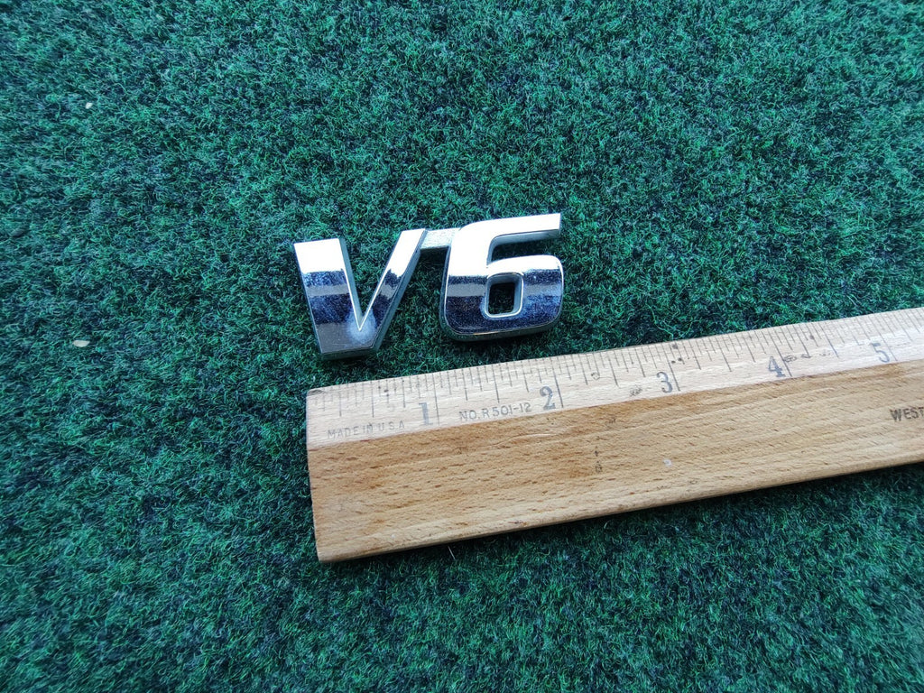 2002-2006 Toyota Camry XLE V6 Emblem Logo Symbol Badge Rear Tailgate Chrome 5S4