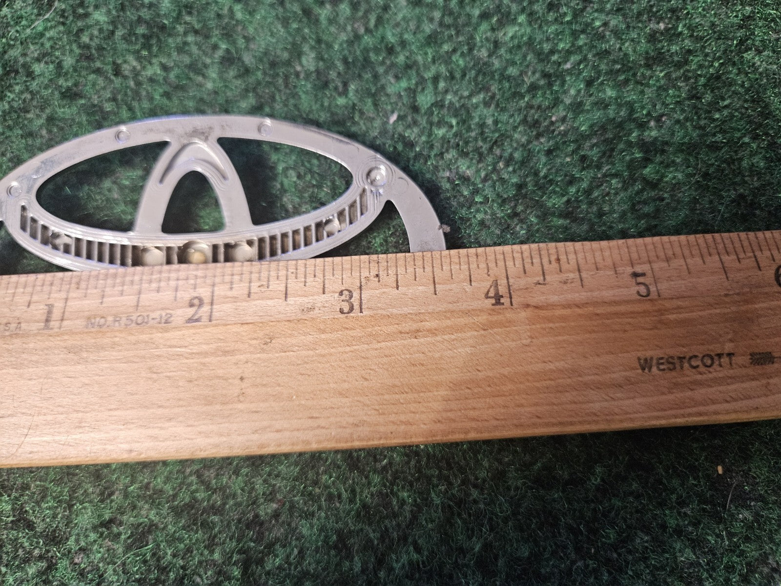 Toyota Chrome Emblem Logo Symbol Unknown Model ~3.5" 2364 4M8