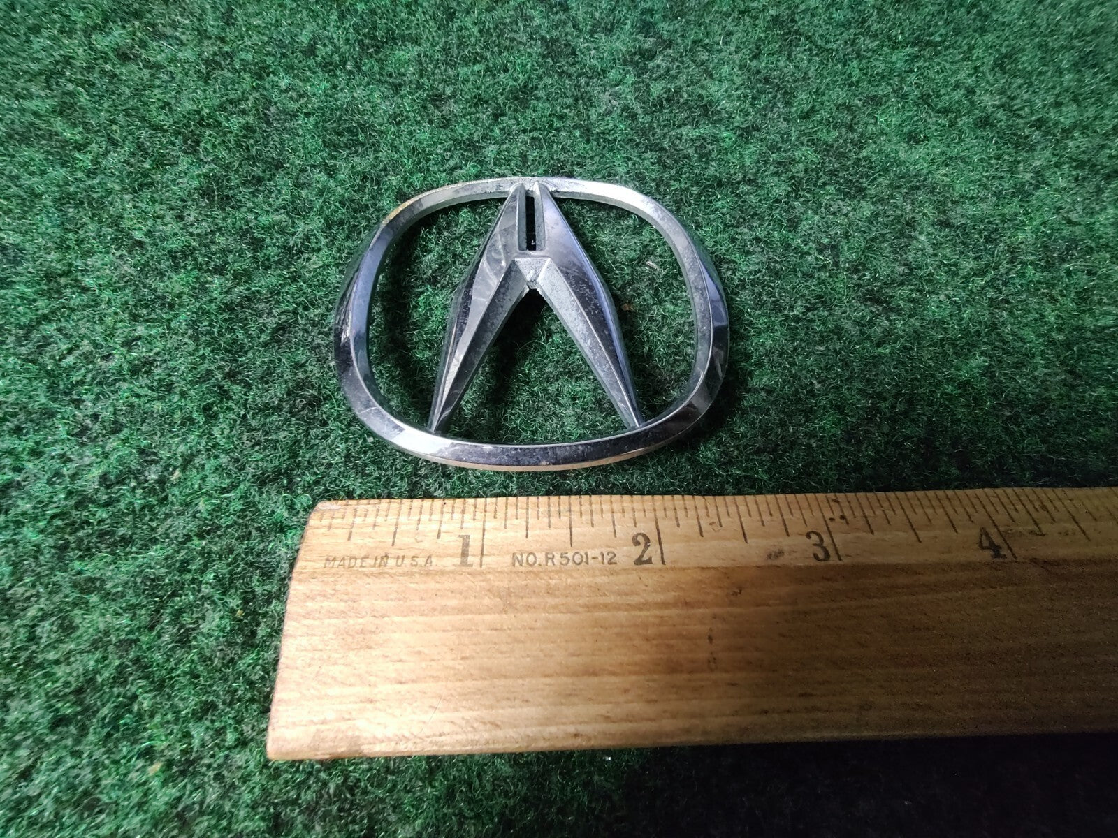 Acura OEM Chrome 2 5/8" Emblem Badge Logo Nameplate Name Plate Insignia SW5 5S4