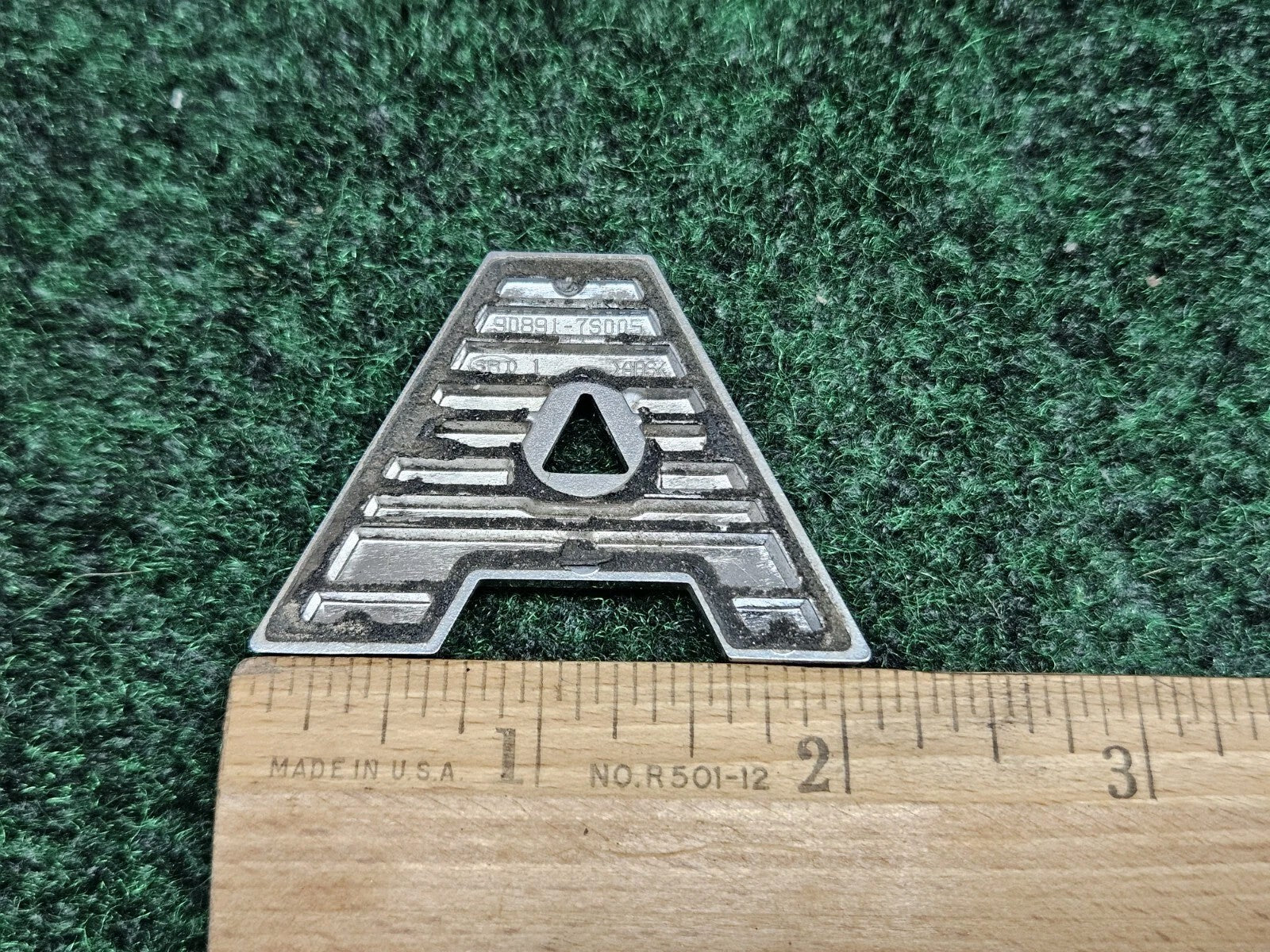 Nissan Armada “A” Emblem Letter Badge Decal Rear Door Hatch OEM 7S8