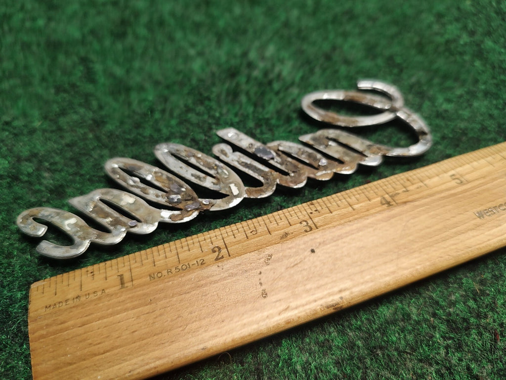 Cadillac Chrome Plastic 5 1/4" 5.25" Emblem Badge Logo Nameplate Name Plate 1S1