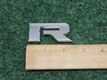 OEM "R" Chrome Individual Letter Lettering Emblem Badge Logo 3D Nameplate R 2S6