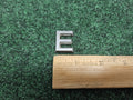 OEM "E" Chrome Hood Hatch Side Individual Letter 3D Emblem Logo Nameplate 7S8