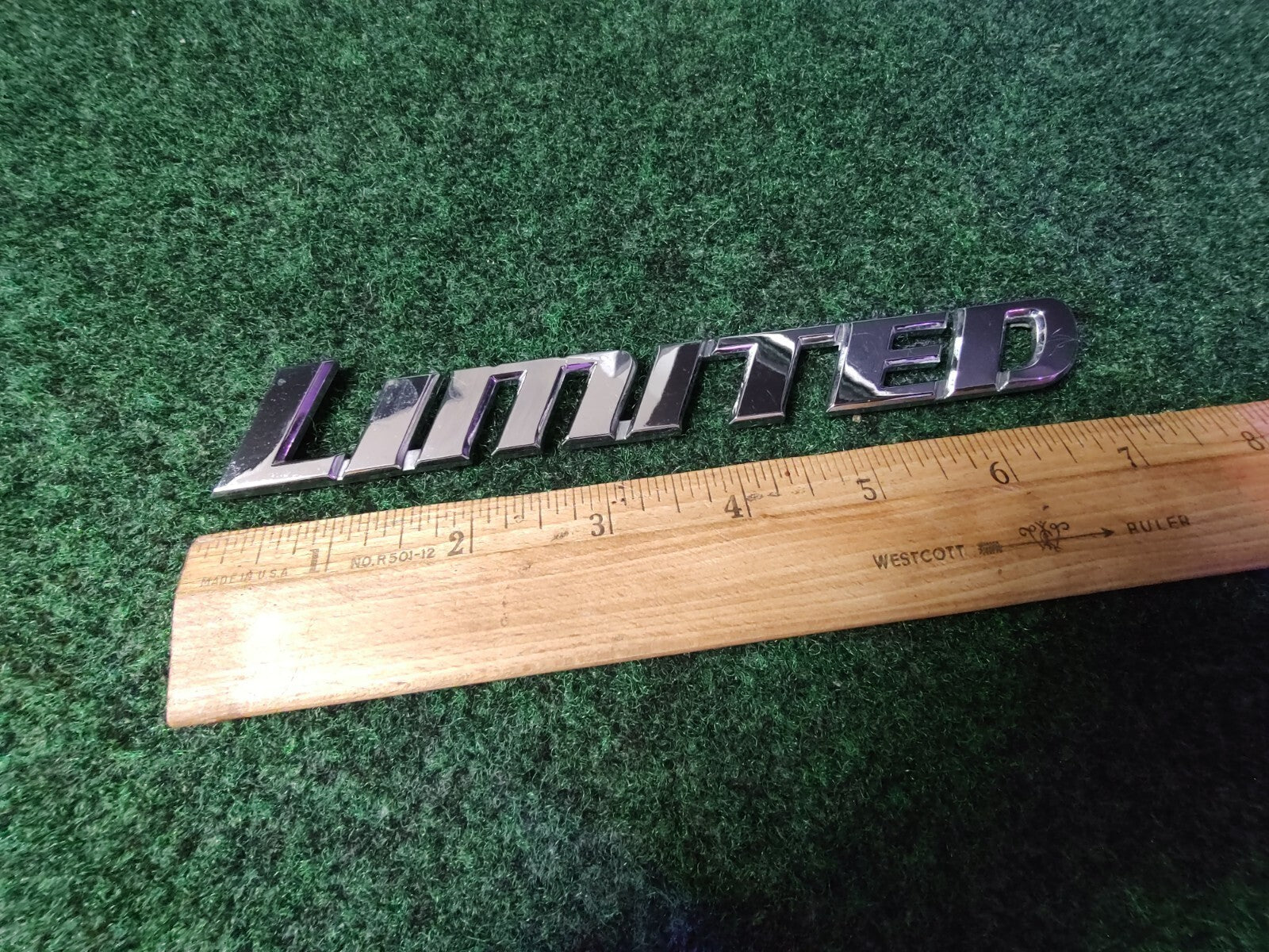 TOYOTA LIMITED CHROME SIDE EMBLEM LOGO BADGE SIGN SYMBOL NAME OEM 2M4