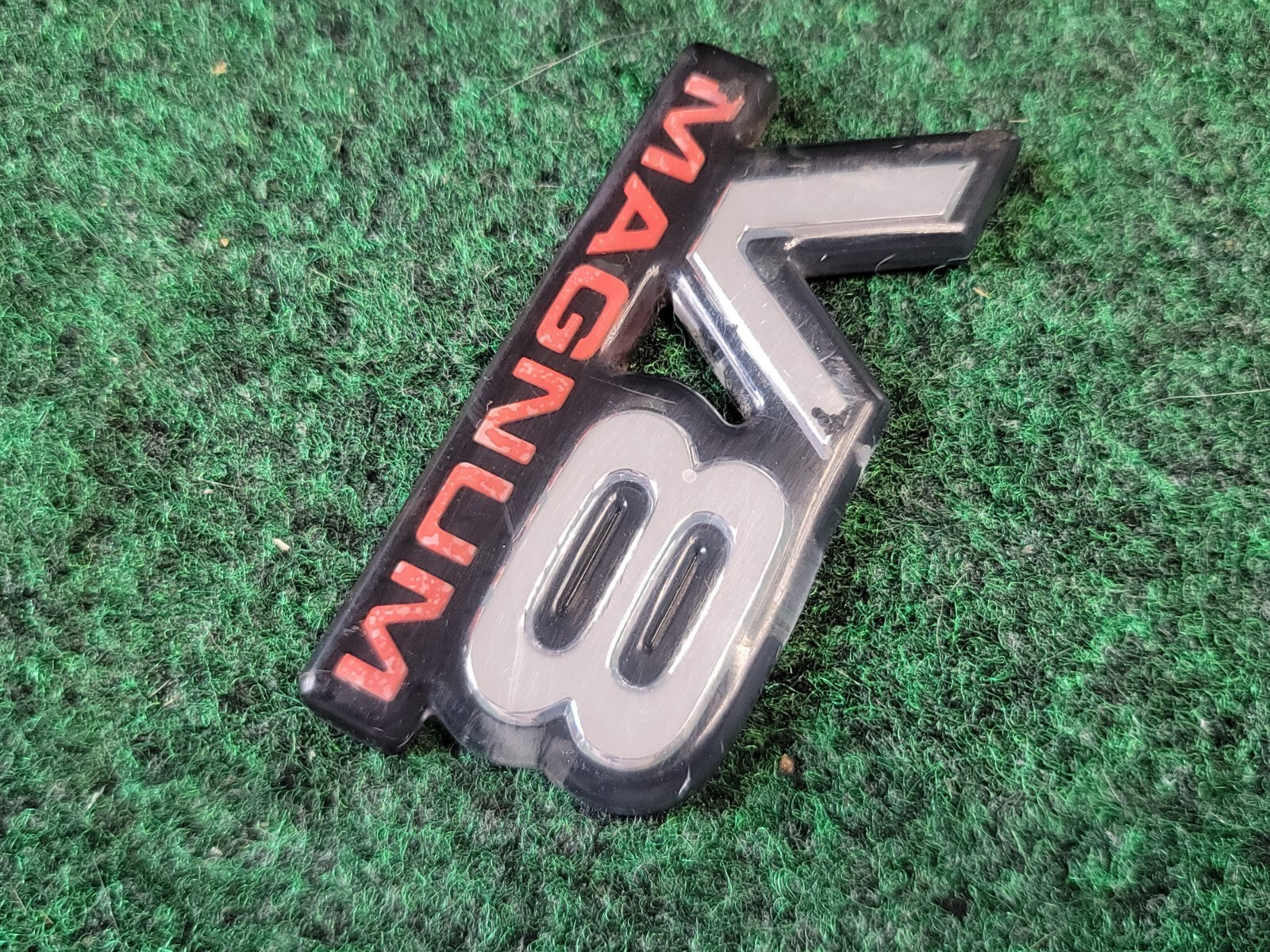 1994-2001 V8 Magnum Fender Door Emblem Nameplate Badge Ram Durango Van OEM 1M3