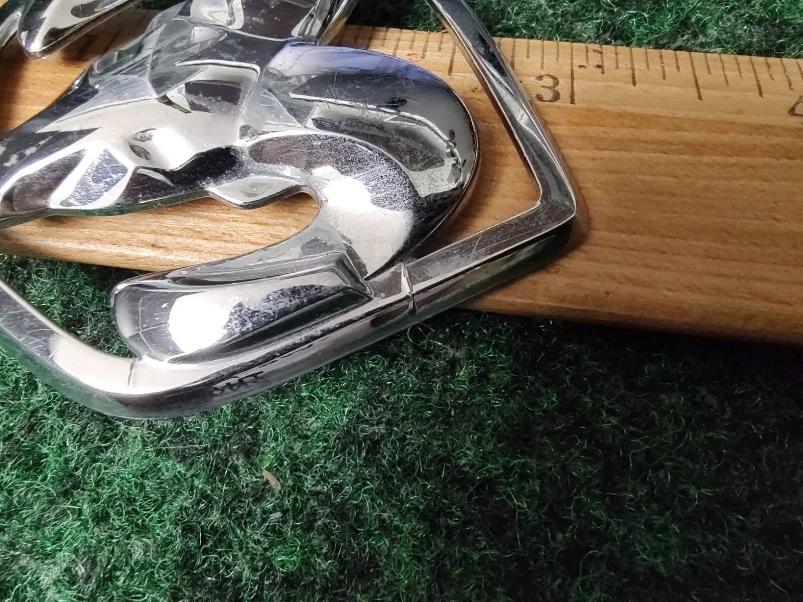 Dodge Front Grille Emblem Logo Badg OEM Name Plate Name See Measurements 7S2