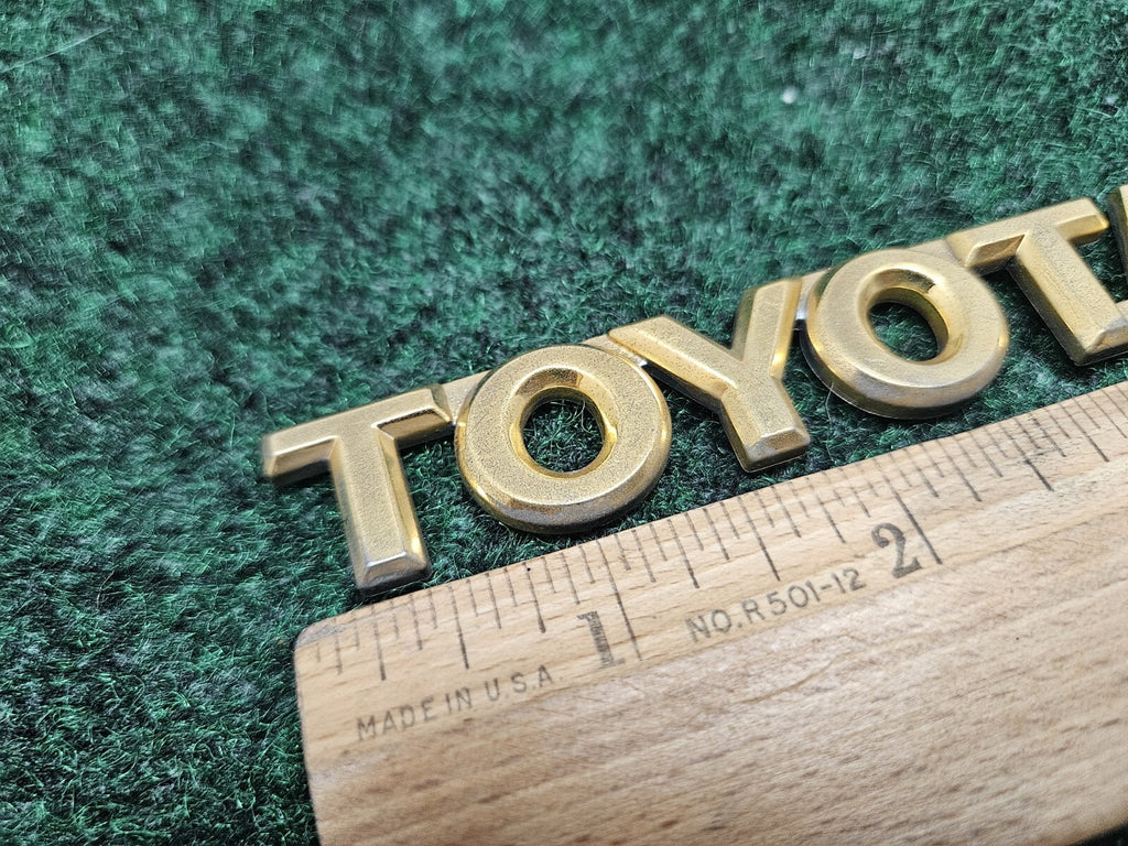 Toyota Avalon Rear Trunk Lid Emblem Name Plate 4.25'' Gold OEM 75447AC020 GL2