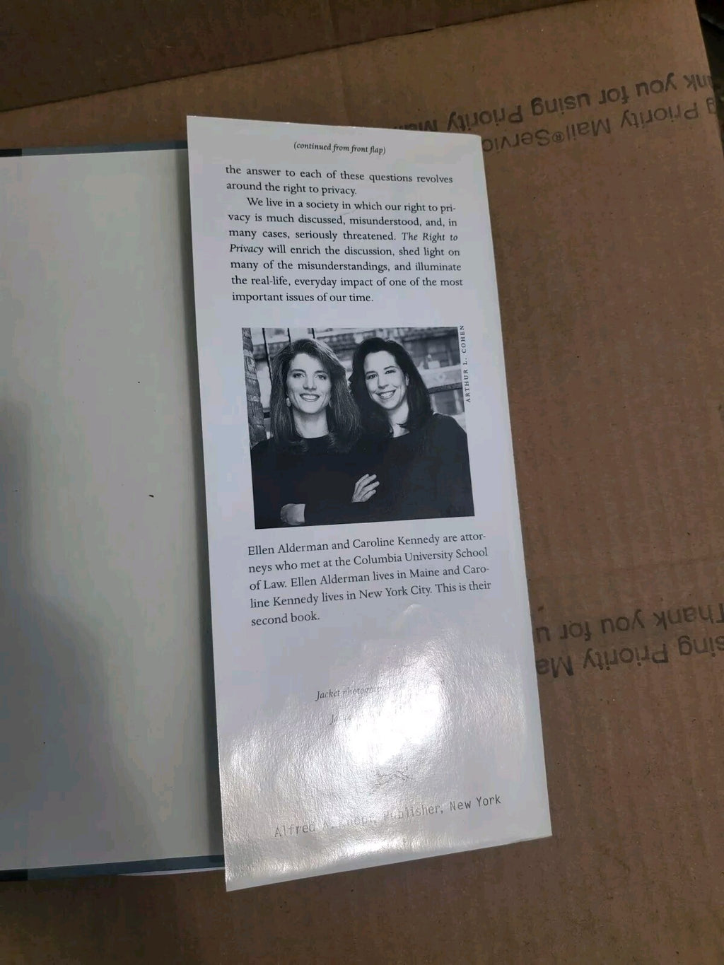 The Right To Privacy By Ellen Alderman & Caroline Kennedy - HCDJ B3
