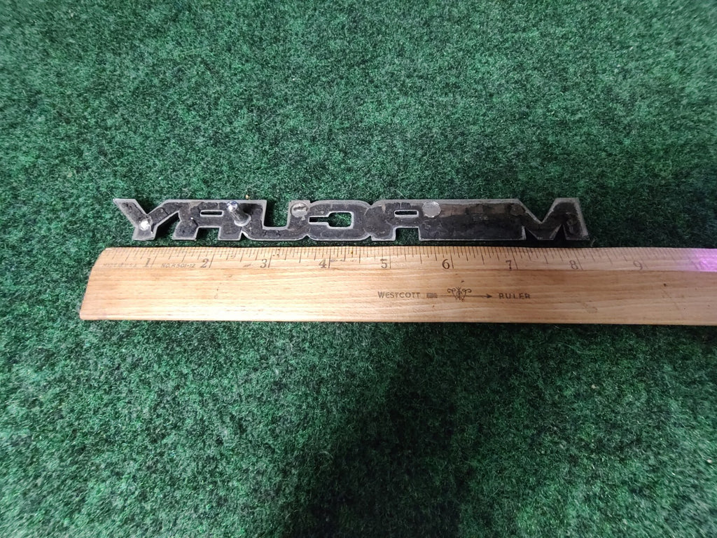 Mercury OEM Chrome Black 8" Emblem Badge Logo Nameplate Name Plate 6S5