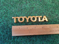 Toyota Camry Emblem Logo Letter Badge Trunk Rear Gold 5 Inch OEM Name Plate 1M5
